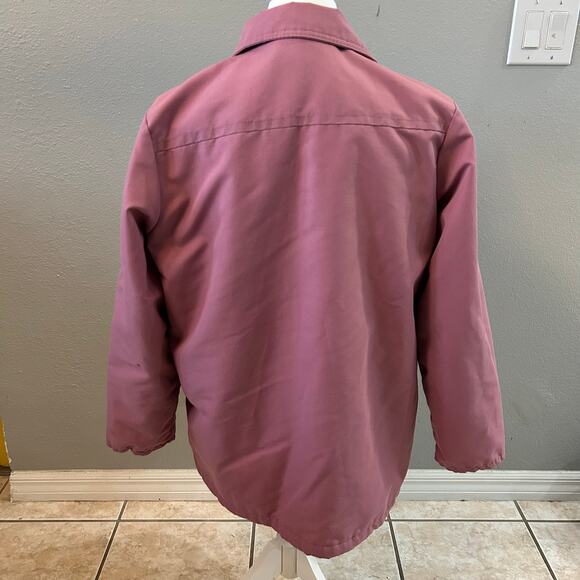 Blair Mauve Zip Front Jacket Faux Shearling Lined | Size M Barbie core - Picture 3 of 3